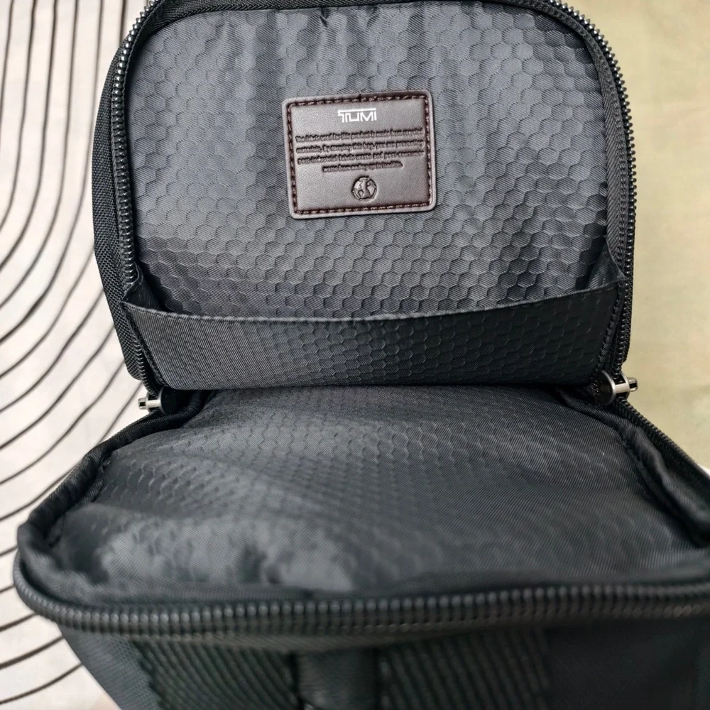 Tumi Alpha Bravo Monterey Sling Bag Black Anti-Theft Crossbody